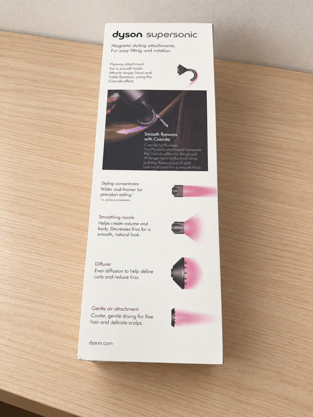Dyson Supersonic Hair Dryer, New Gray and Pink Design - Picture 7 of 10